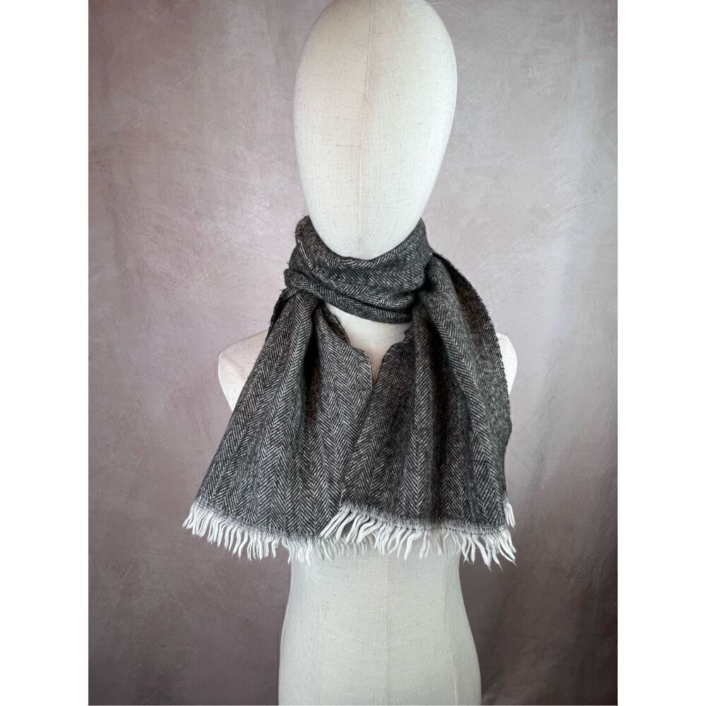 Vintage late 1950s Herringbone Scarf